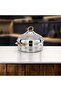 Hot Pot Stainless Steel 25 cm Silver Gold – Abeer - 2