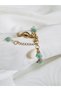 Steel Natural Stone Sea Horse Bracelet - 4
