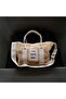 Women's Black Column Strap Fur Plush Crossbody Bag - 3