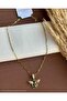 316L Steel Zircon Stone Emerald Green Bee Pendant - 2