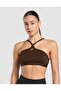 Gym Halterneck Sports Bra Bustier Top - 3