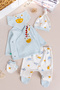 Giraffe Themed 5 Piece Baby Boy Hospital Outlet Baby Set