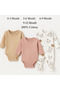 Baby Romper Bodysuit – 100% Cotton, Skin-Friendly, 0-1 / 0-3 / 3-6 / 6-9 / 9-12 Months