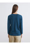 Esvab • Modern & Distinctive Zero Roba Collar Stone-Embellished Women's Knitwear Sweater - 5