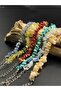 Natural Energy Bracelet – Citrine Moonstone Lapis Lazuli Turquoise Coral - 5