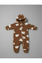 Baby Girl and Boy Plush Baby Romper 3-6 Months 6-9 Months 9-12 Months 12-18 Months (Unisex)