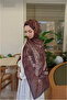 Premium Lux Original Ethnic Pattern Shawl (Voile Silk, 1St Grade) Classy, Lightweight, Comfortable, Stylish, Islamic Clothing) - 7
