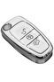 Ford Focus Fiesta Mondeo Kuga Transit Connect Custom Galaxy Nano Key Case Cover Sustalı White - 5