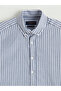 Regular Fit Long Sleeve Striped Men's Shirt - 6