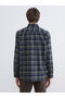 Regular Fit Plaid Men's Shirt - 4