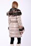Light Brown Tuscany Suede Fur Coat - 4