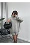Women's Premium High Neck Sweater and Mini Skirt Knitwear Set - 5