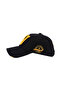 Trendy Letter Pattern Baseball Cap Black/Yellow - 3