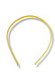 Yellow Glitter Thin Children's Crown - 2