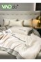 4PCS Satin Comforter Set, Bedding Sheet Set, AB Side Embroidery Bedding Set, Skin-friendly and Soft - 5