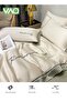 4PCS Satin Comforter Set, Bedding Sheet Set, AB Side Embroidery Bedding Set, Skin-friendly and Soft - 3