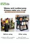 19PCS Seasoning Jar Set, with 18 Seasoning Jars, 360° Rotation Easy Access Salt Cellar Seasoning Rac - 6