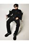 Black Zippered Knitwear Sweater - 3