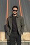 Men's standard-fit, Shirt Collar, metal zip, Old Money Culture, semi-jacket, Jacket 644 - 3