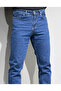 Men's Light Blue Regular Fit Stretch Fabric Stretch Jeans - 7