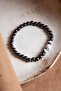 Certified Howlite-Hematite Natural Stone Bracelet Odt099 - 4