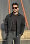 Men's standard-fit, Shirt Collar, metal zip, Old Money Culture, semi-jacket, Jacket 644 - 4