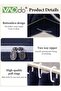 Triangle Sand Sun Shade Sail Cannoy 90% UV Block Windproof and Dustproof for Backyard Yard Deck Pati - 7