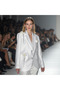 White Oversize Coat Blazer | Luxury Edit - 2