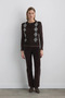 Baklava Patterned Knitwear Wool Vest - Brown - 3