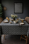 Cotton Carefree Water Repellent Stain Resistant Carefree 3D B Printed Table Cloth