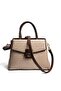 Nut - Brown Logo Women's Handbag Sp1264 - 5