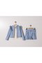 Girl's Ruffle Detailed Faux Leather-Look Set