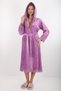 Women's Hooded Lace 100% Bamboo Dressing Gown