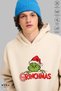Unisex Hoodie Long Sleeve Grinchmas Printed Hooded Fleece-Lined Oversized Cotton Sweatshirt - 2