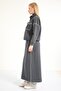 5407 - Stylish Comfortable 3 Thread Fleece-Lined Women's Suit with Short Skirt - 3