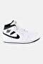 Men 1 Mid Lace Up Training Shoes, White - 4