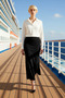 Women's High Waist Maxi Pencil Skirt 97% Cotton 3% Elastane Functional Durable Quality Comfortable