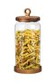 Nora 2350 ml Acacia Lid Storage Container - 2