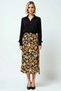 Women's Midi Skirt Slit A-Line Pattern 100% Viscose Functional Durable Quality Comfortable - 5