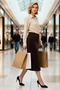 Women's 100% Cotton A-Line Midi Skirt High Waist Straight Cut Functional Durable Quality Sports - 4