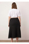 Women's Midi Knitted Skirt Straight Fit Lace Detail Functional Durable Quality Comfortable Sport - 6