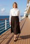 Women's A-Line Woven Skirt Plain Patterned Functional Durable Quality Comfortable Aesthetic Sports