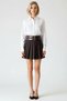 Women's Pleated Mini Skirt Double Belted Slim Fit Functional Durable Quality Comfortable Stylish - 5