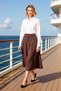 Women's High Waist Pleated Maxi Skirt Functional Durable Quality Comfortable Aesthetic Premium Stylish