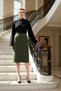 Women's High Waist Pencil Midi Skirt Slit Knitted Fabric Functional Durable Quality Comfortable - 3