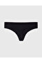Thong Panty with Vanishing Trim in Tuxedo Black - 5