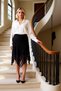 Women's Lace Midi Skirt Textured Knitted Mold Functional Durable Quality Comfortable Aesthetic Stylish - 3