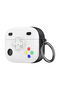 سماعات أبل إيربودز 3. غطاء حماية بتصميم GamePad من Nesil Kılıf باللون الأبيض