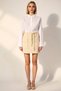 Women's 100% Linen Plain Mini Skirt with Pocket Detail Functional Durable Quality Comfortable Aesthetic - 5