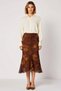 Women's High Waist Fish Scale Midi Skirt 94% Polyester 6% Elastane Functional Durable Sports - 5